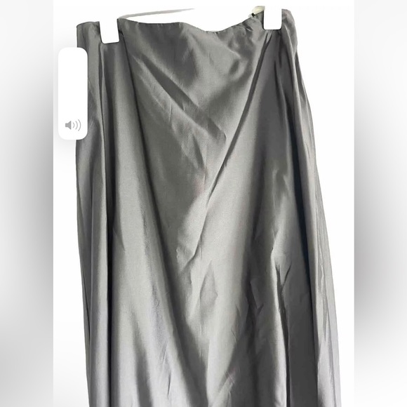 Star CCC Maxi Skirt Metallic Disco Silver Circular Flared Lined 80’s Wom… - Picture 4 of 8